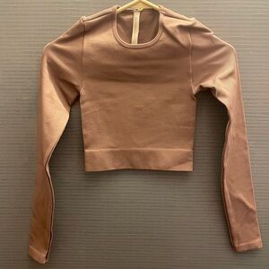 Aritzia cropped babaton top